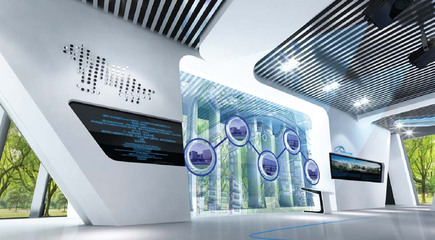 數字展廳設計科技含量與顏色設計的關系_科技_網